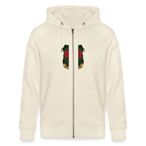 Poinsettia Crest T-Shirt - Stanley/Stella Cultivator Organic Zip Hoodie