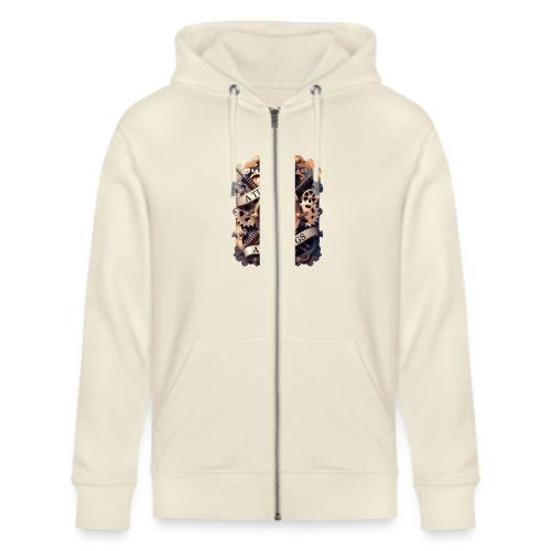 Ornate Clockwork T-Shirt - Stanley/Stella Cultivator Organic Zip Hoodie