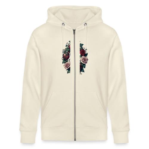 Eternal Bloom Timeless Love Entwined Hearts T-Shir - Stanley/Stella Cultivator Organic Zip Hoodie