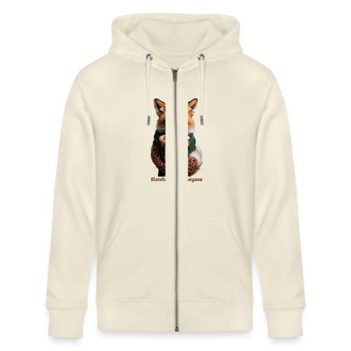 Sly Emerald Fox Toast T-Shirt - Stanley/Stella Cultivator Organic Zip Hoodie