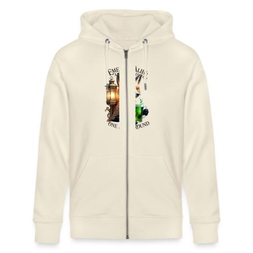 Emerald Alibi Fox Graphic Tee - Stanley/Stella Cultivator Organic Zip Hoodie