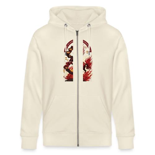 Year of the Horse Rise T Shirt,Lunar New Year Gift - Stanley/Stella Cultivator Organic Zip Hoodie