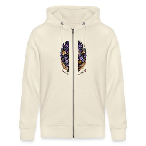 Easter Meadow Crown Renewal T Shirt, Spring Gift - Stanley/Stella Cultivator Organic Zip Hoodie