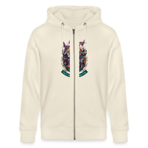 Easter Dawn's Flutter Butterfly T Shirt, Gift - Stanley/Stella Cultivator Organic Zip Hoodie