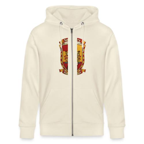 Spain Lion Fury T-Shirt, Spanish Crest Gift - Stanley/Stella Cultivator Organic Zip Hoodie