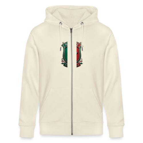 Italy heritage Wolf Fury Tee, Pride Badge Gift - Stanley/Stella Cultivator Organic Zip Hoodie