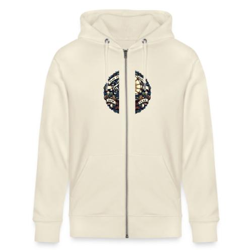 Ornate Phonograph T-Shirt - Stanley/Stella Cultivator Organic Zip Hoodie