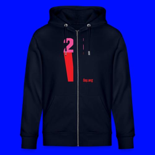 V25 pinkred webaddres tote - Stanley/Stella Cultivator Organic Zip Hoodie