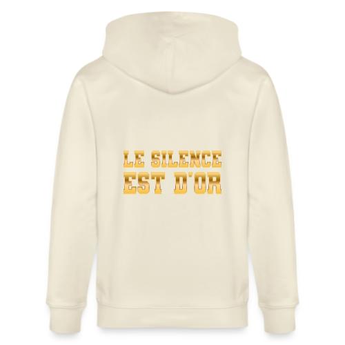 Le silence est d'or - Stanley/Stella Cultivator Organic Zip Hoodie