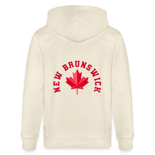 New Brunswick with maple leaf - Stanley/Stella Cultivator Organic Zip Hoodie