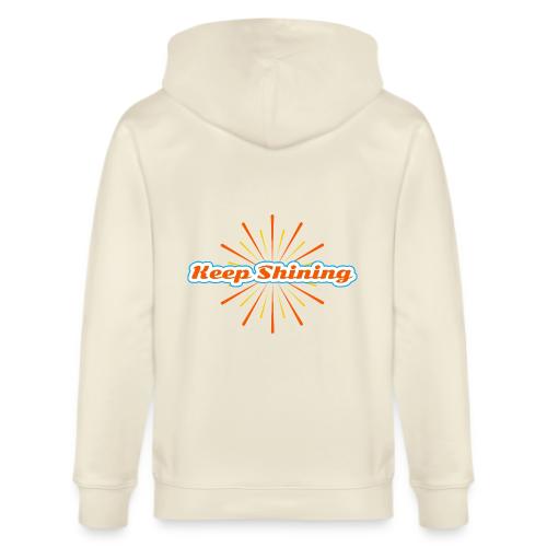 Keep Shining: Radiant Energy Design - Stanley/Stella Cultivator Organic Zip Hoodie