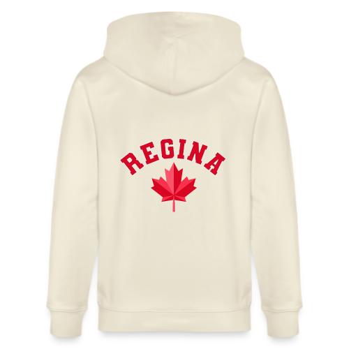Regina with maple leaf - Stanley/Stella Cultivator Organic Zip Hoodie