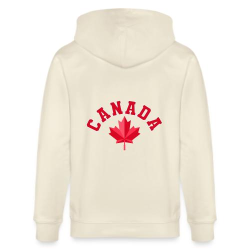 Canada with maple leaf - Stanley/Stella Cultivator Organic Zip Hoodie