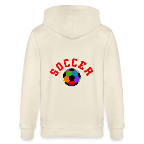 Soccer: Colorful Kick - Stanley/Stella Cultivator Organic Zip Hoodie