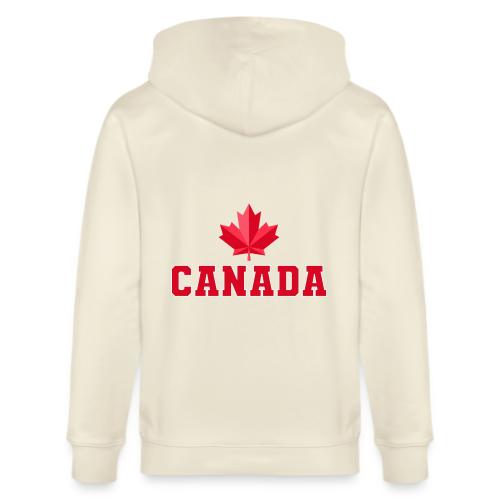 Canada with a maple leaf - Stanley/Stella Cultivator Organic Zip Hoodie