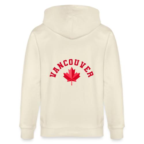 Vancouver with maple leaf - Stanley/Stella Cultivator Organic Zip Hoodie