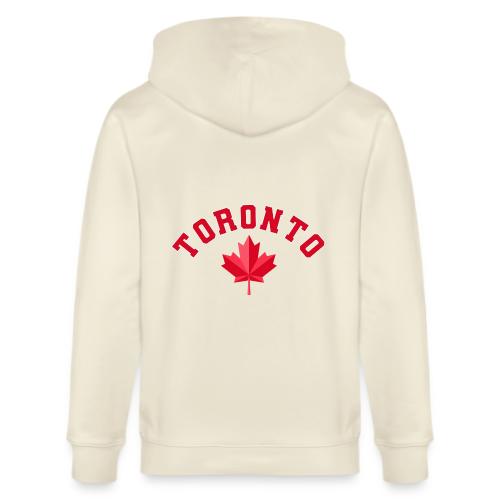 Toronto with maple leaf - Stanley/Stella Cultivator Organic Zip Hoodie