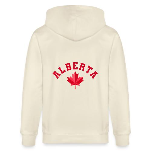 Alberta with maple leaf - Stanley/Stella Cultivator Organic Zip Hoodie