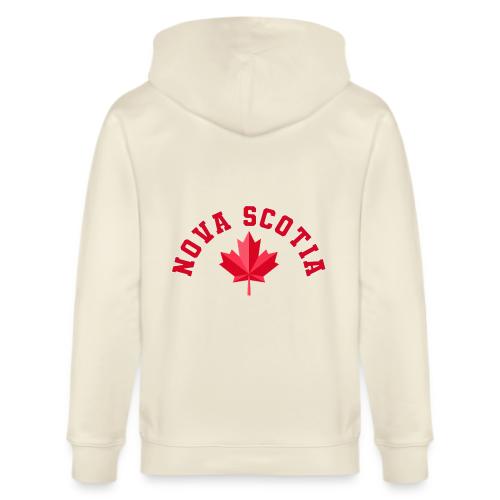 Nova Scotia with maple leaf - Stanley/Stella Cultivator Organic Zip Hoodie