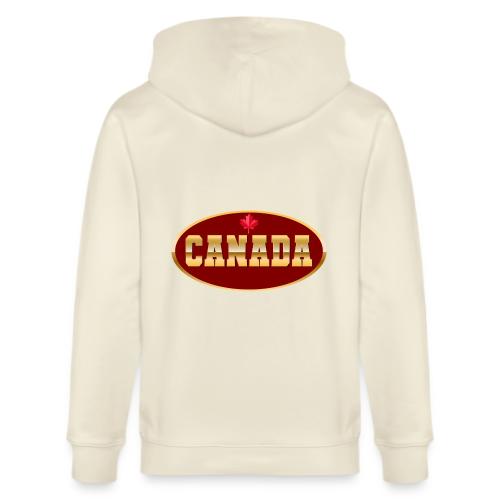 Canada in golden letters - Stanley/Stella Cultivator Organic Zip Hoodie