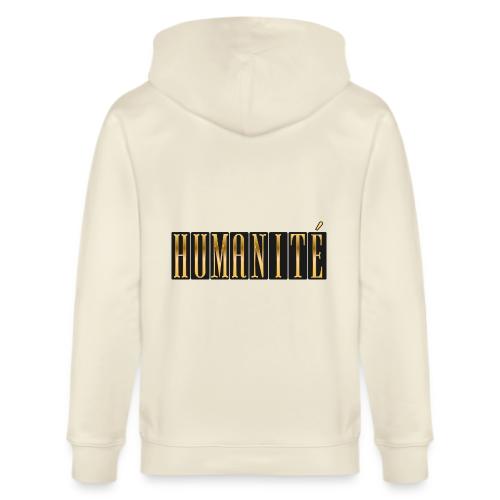 Humanity in Golden Letters - Stanley/Stella Cultivator Organic Zip Hoodie