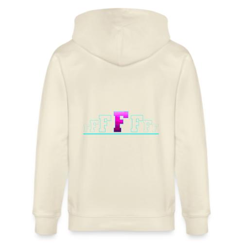 Letter F – Capital Varsity Alphabet Monogram - Stanley/Stella Cultivator Organic Zip Hoodie