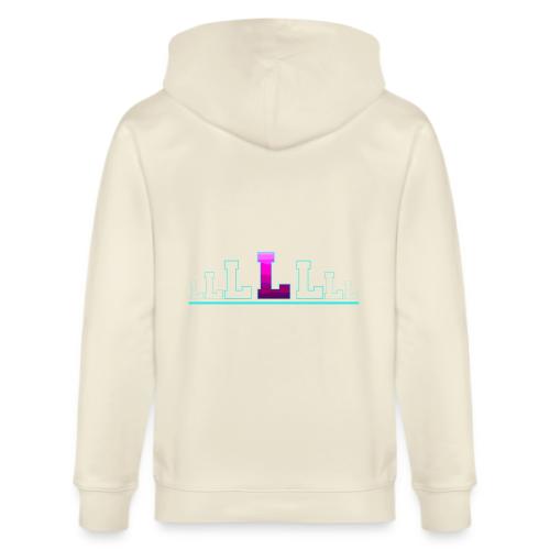 Letter L – Capital Varsity Alphabet Monogram - Stanley/Stella Cultivator Organic Zip Hoodie