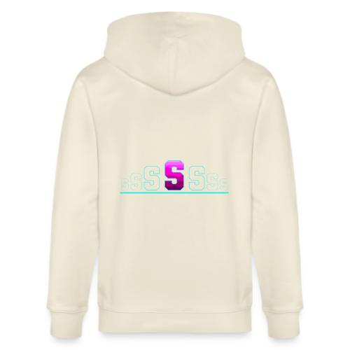 Letter S – Capital Varsity Alphabet Monogram - Stanley/Stella Cultivator Organic Zip Hoodie