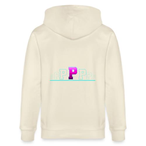Letter P – Capital Varsity Alphabet Monogram - Stanley/Stella Cultivator Organic Zip Hoodie