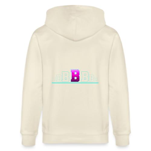 Letter B – Capital Varsity Alphabet Monogram - Stanley/Stella Cultivator Organic Zip Hoodie