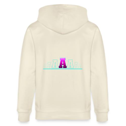 Letter A – Capital Varsity Alphabet Monogram - Stanley/Stella Cultivator Organic Zip Hoodie