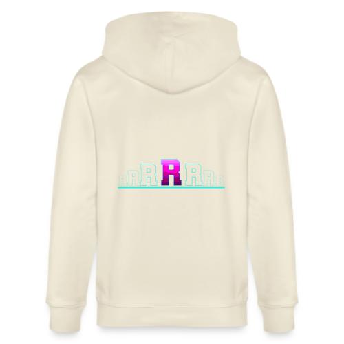 Letter R – Capital Varsity Alphabet Monogram - Stanley/Stella Cultivator Organic Zip Hoodie