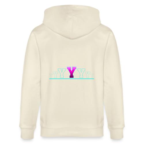 Letter Y – Capital Varsity Alphabet Monogram - Stanley/Stella Cultivator Organic Zip Hoodie