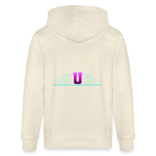 Letter U – Capital Varsity Alphabet Monogram - Stanley/Stella Cultivator Organic Zip Hoodie