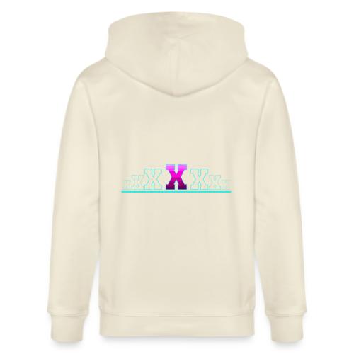 Letter X – Capital Varsity Alphabet Monogram - Stanley/Stella Cultivator Organic Zip Hoodie