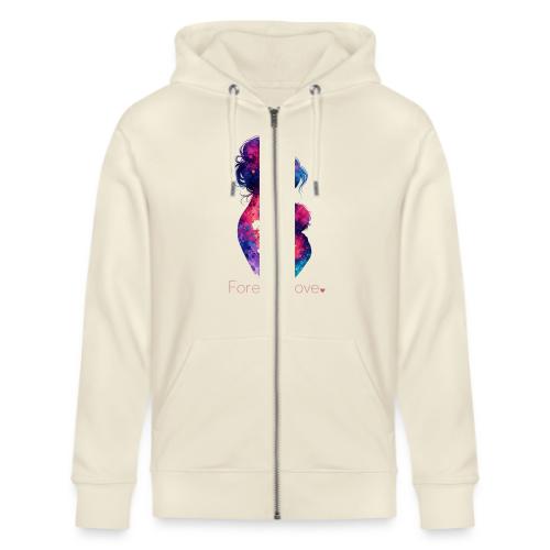 Forever Love-Vibrant Watercolor Mother-Child - Stanley/Stella Cultivator Organic Zip Hoodie