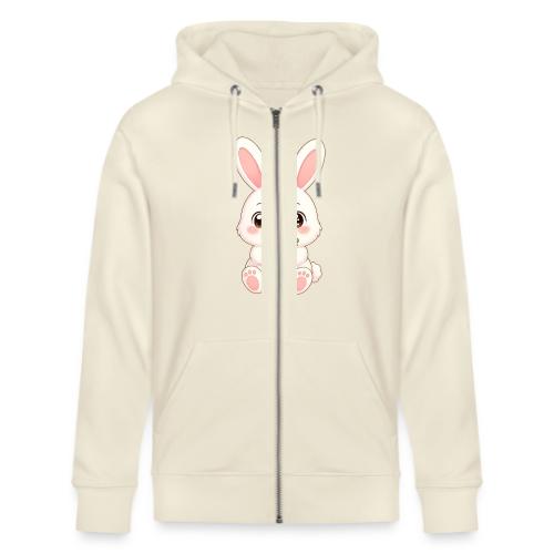 Cute Bunny Rabbit Holding Carrot – Kawaii Easter - Stanley/Stella Cultivator Organic Zip Hoodie