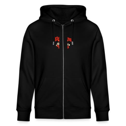 Retro Elephant Bee My Valentine Cute Couple - Stanley/Stella Cultivator Organic Zip Hoodie