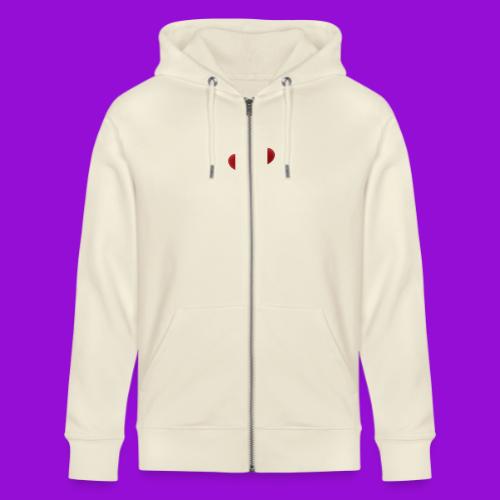 Two hearts together - Stanley/Stella Cultivator Organic Zip Hoodie