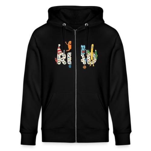 Whimsical READ Kids Cartoon - Stanley/Stella Cultivator Organic Zip Hoodie