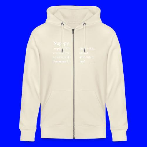 The original Nappy Definition By Global Couture - Stanley/Stella Cultivator Organic Zip Hoodie
