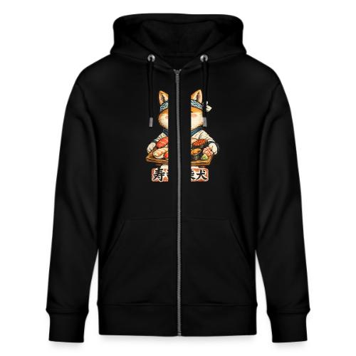 Funny Shiba Inu Sushi Kawaii Dog Tee - Stanley/Stella Cultivator Organic Zip Hoodie