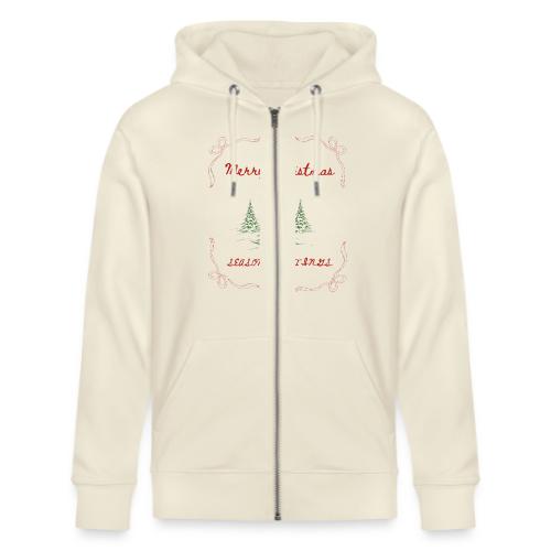 Beautiful Green Christmas Tree Graphic - Stanley/Stella Cultivator Organic Zip Hoodie