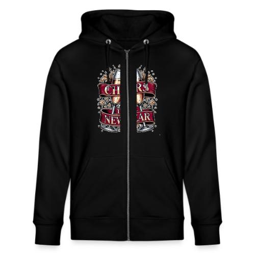 New Year's Champagne T-Shirt - Stanley/Stella Cultivator Organic Zip Hoodie