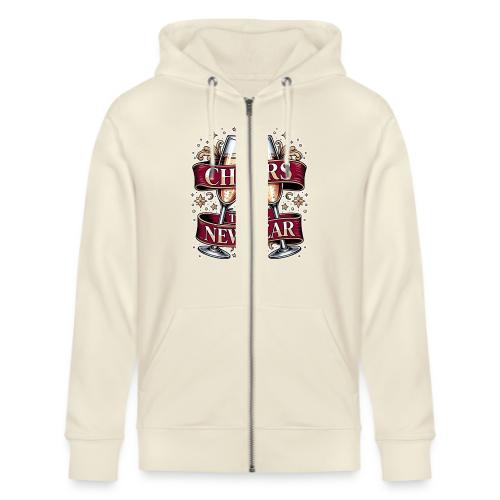 New Year's Champagne T-Shirt - Stanley/Stella Cultivator Organic Zip Hoodie