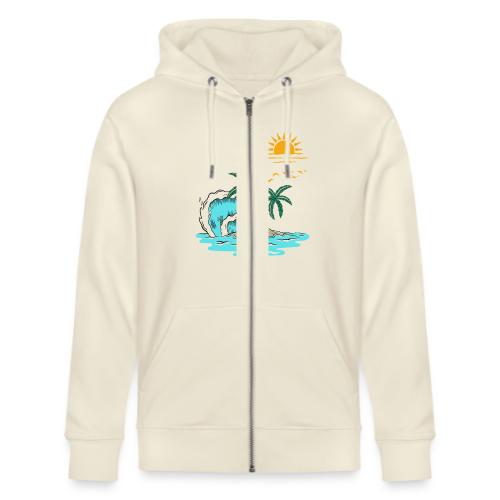 Retro Sunset Graphics - Stanley/Stella Cultivator Organic Zip Hoodie