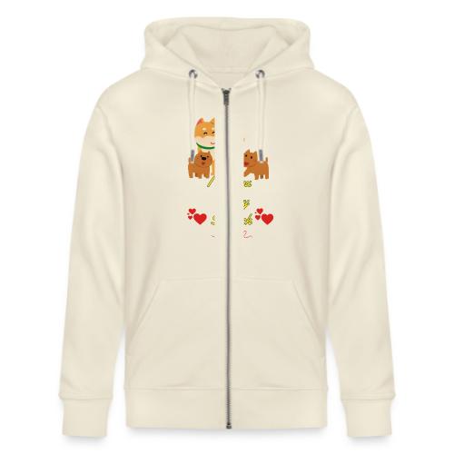 Cute Dog Family Love – “I Love You Purry So much - Stanley/Stella Cultivator Organic Zip Hoodie