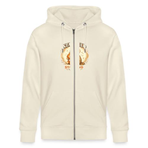 Stay Wild Stay Kind Punch Monkey Hug - Stanley/Stella Cultivator Organic Zip Hoodie