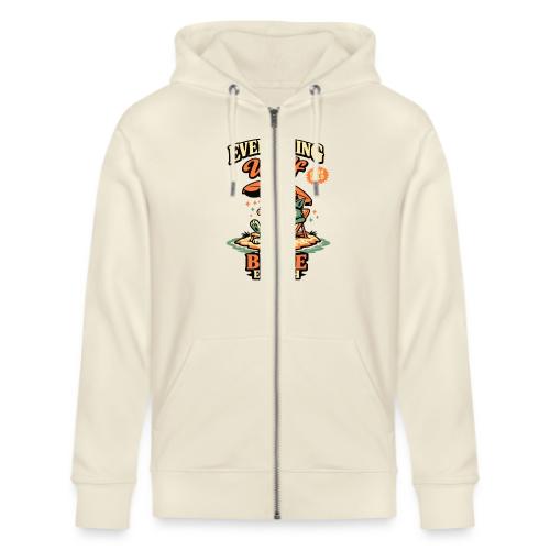 Everything Is A Wolf – Retro Chill - Stanley/Stella Cultivator Organic Zip Hoodie
