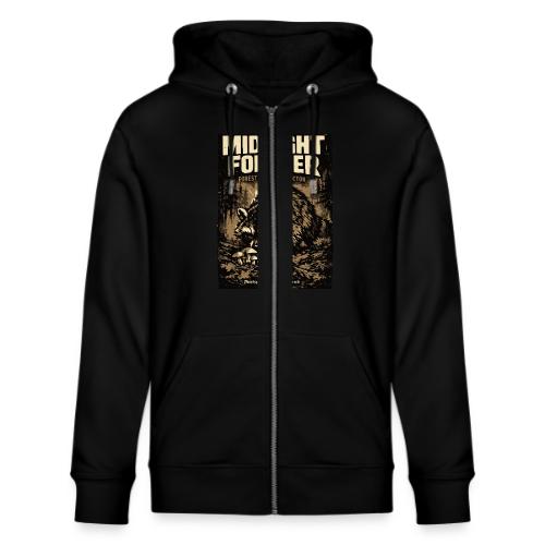 Midnight Forager Raccoon Mushroom Hunter - Stanley/Stella Cultivator Organic Zip Hoodie